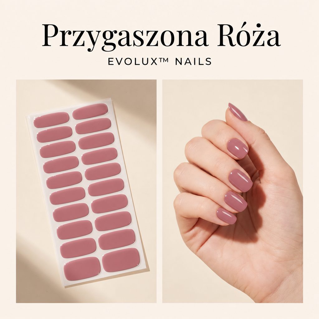 Sztuczne paznokcie żelowe do przyklejania z efektem lustrzanym