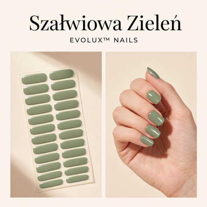 Sztuczne paznokcie żelowe do przyklejania z efektem lustrzanym