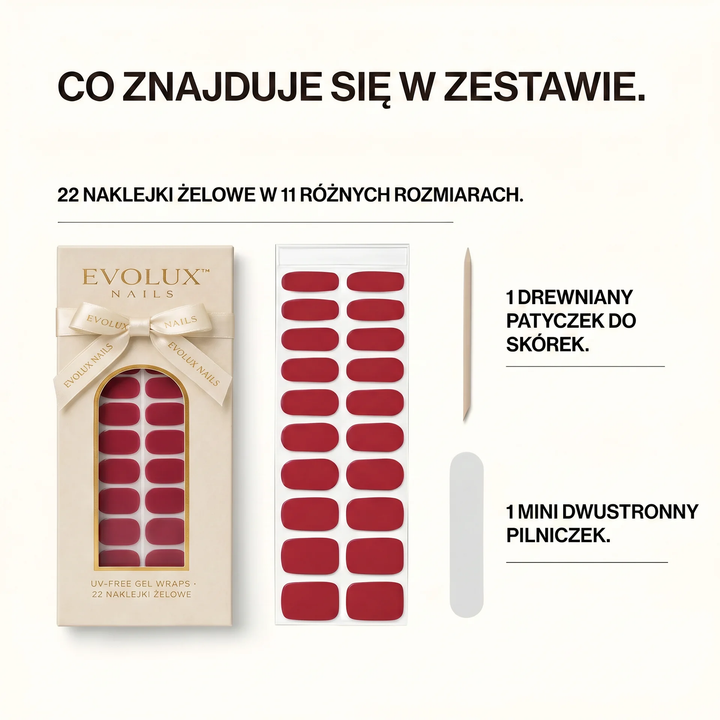 Sztuczne paznokcie żelowe do przyklejania z efektem lustrzanym