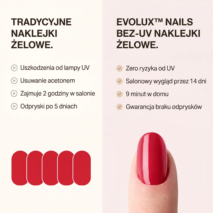 Sztuczne paznokcie żelowe do przyklejania z efektem lustrzanym