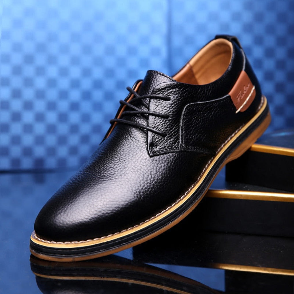 Buty oxford męskie wizytowe – klasyczne sznurowane, do garnituru