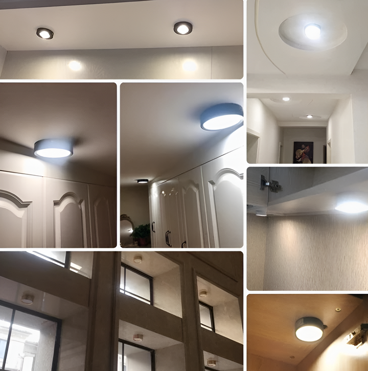 Lampa sufitowa LED natynkowa punktowa do przedpokoju i kuchni