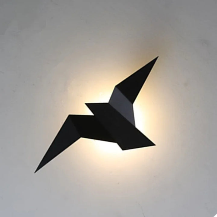 Kinkiet LED w kształcie ptaka origami