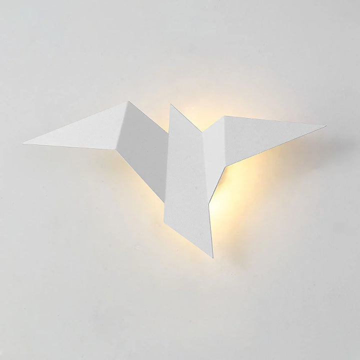 Kinkiet LED w kształcie ptaka origami
