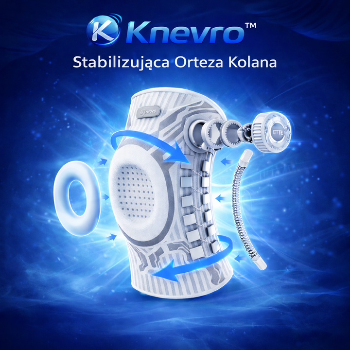 Orteza stawu kolanowego stabilizująca z regulacją i wkładką żelową