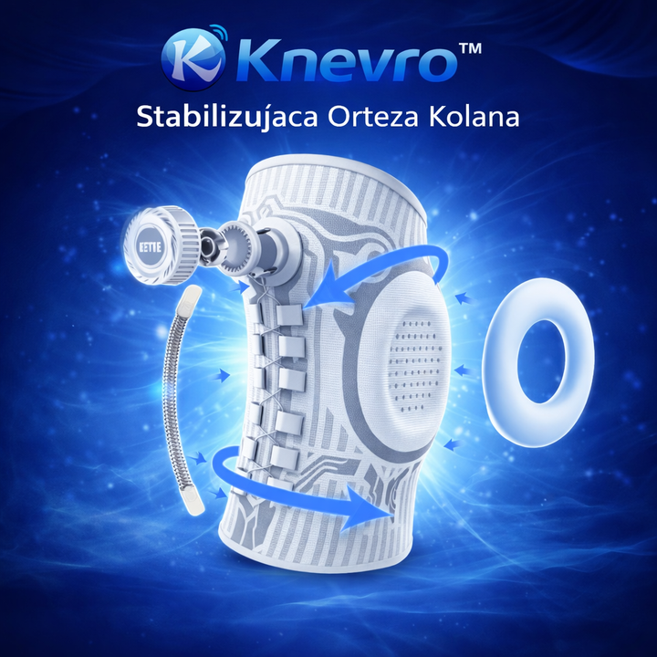 Orteza stawu kolanowego stabilizująca z regulacją i wkładką żelową