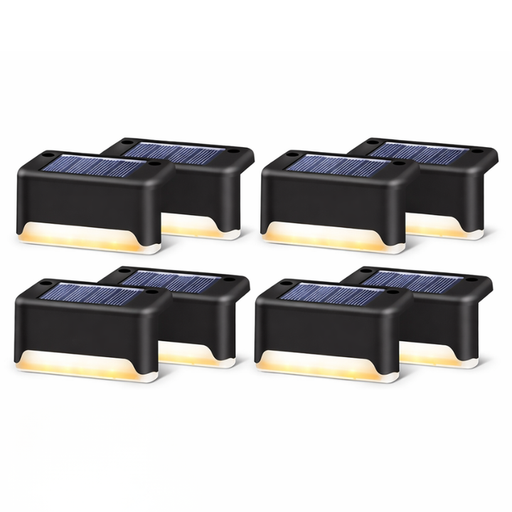 Lampa Solar­na LED do Ogrodu i na Balkon – Kinkiet Zewnętrzny do Montażu na Balustradzie