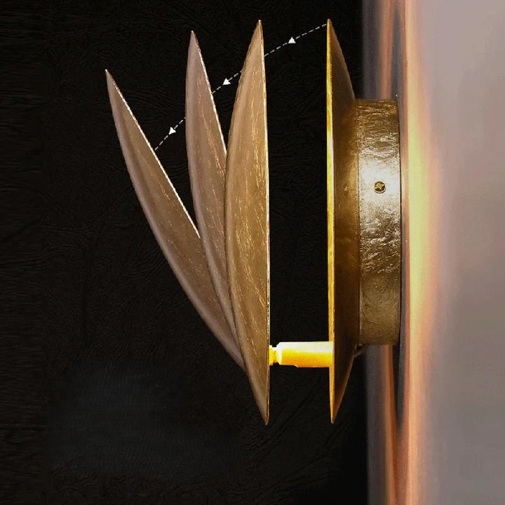 Lampa ścienna LED z podwójnym kloszem kulistym