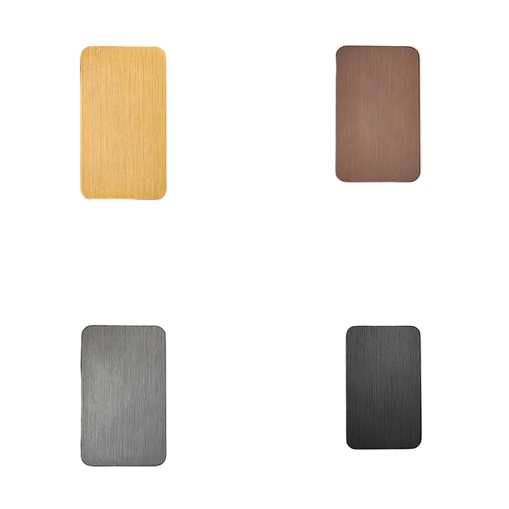 Lampa ścienna LED z prostokątną obudową, światło góra–dół