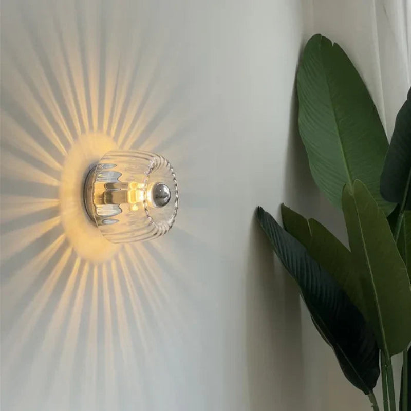 Lampa powierzchniowa z kloszem szklanym