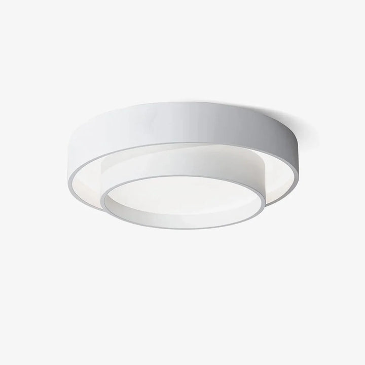 Lampa sufitowa LED do salonu z podwójnym pierścieniem