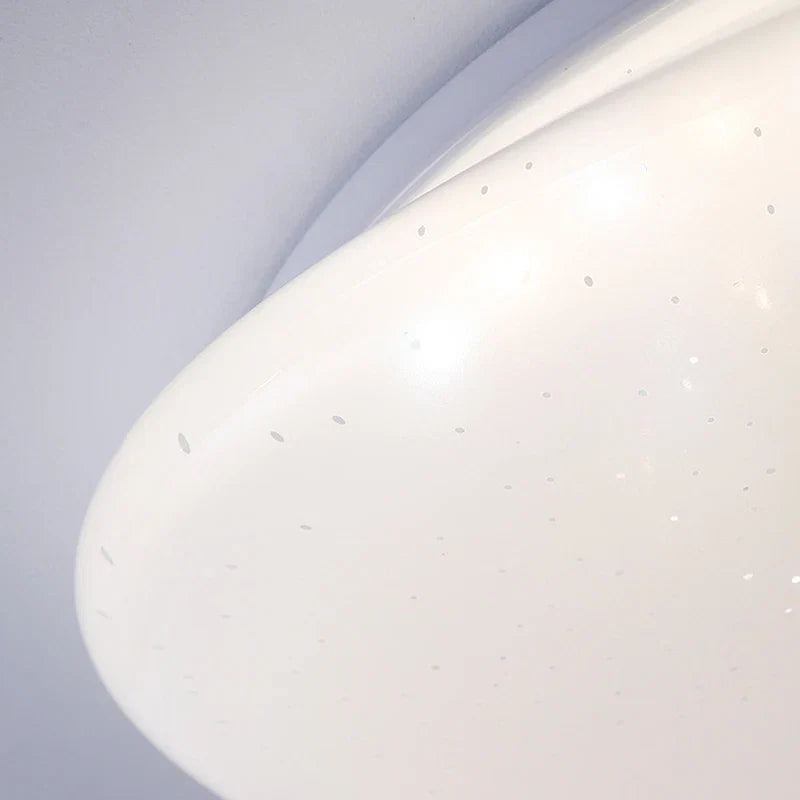 Lampa sufitowa LED plafon organiczny kształt z zaokrąglonym kloszem