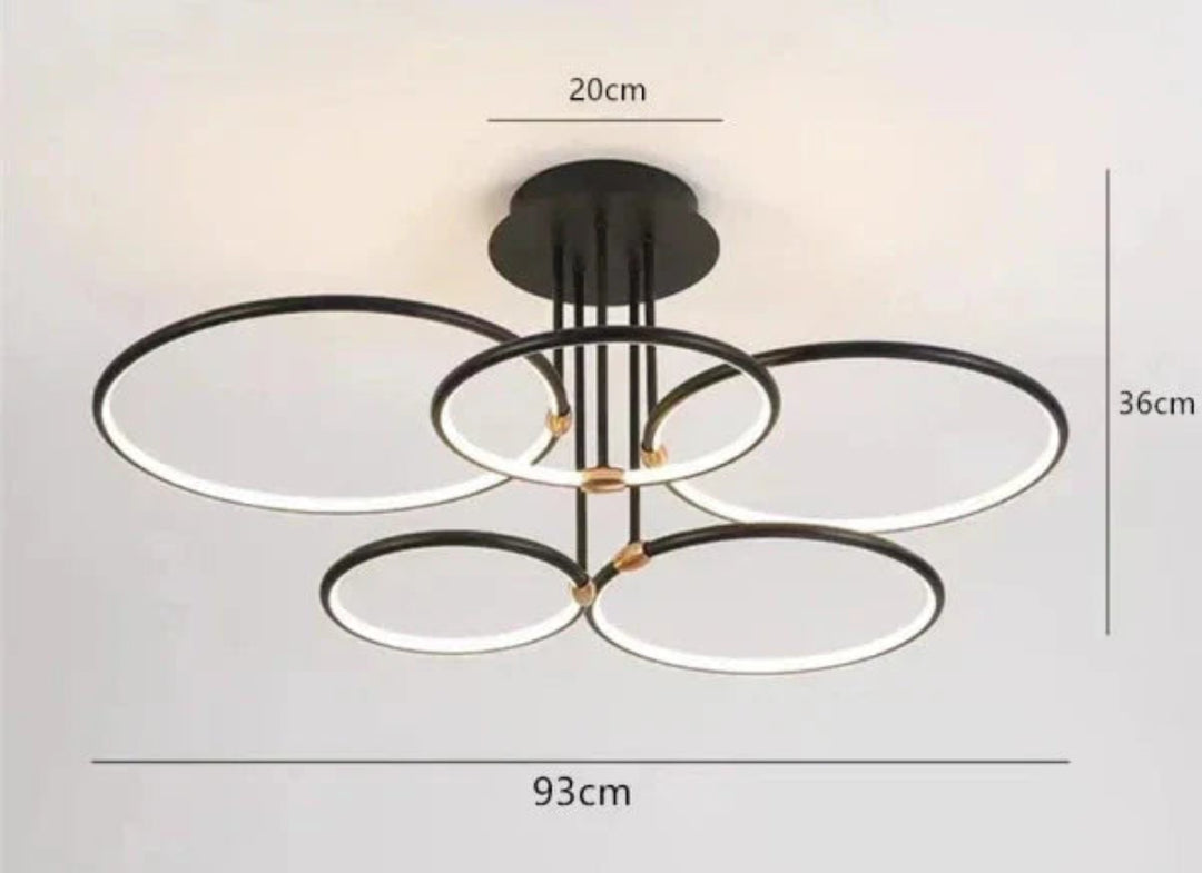 Lampa sufitowa LED wielopierścieniowa