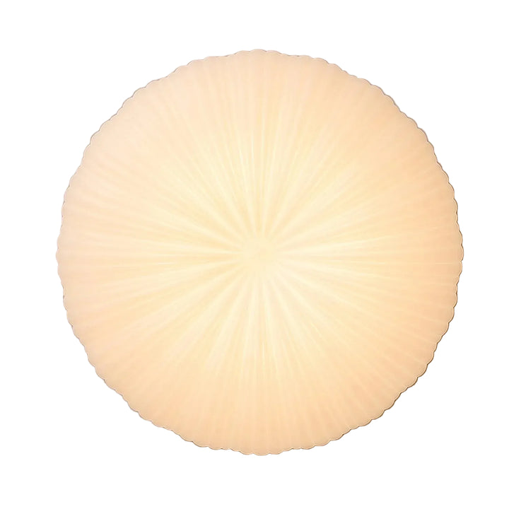 Lampa sufitowa LED z plisowanym kloszem z tkaniny