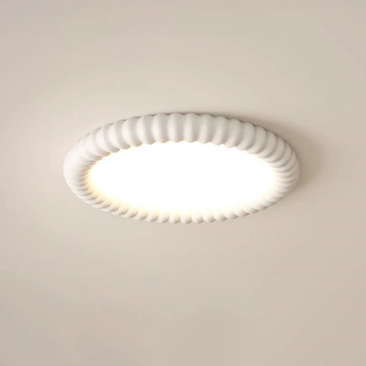 Lampa sufitowa LED z rowkowaną ramą