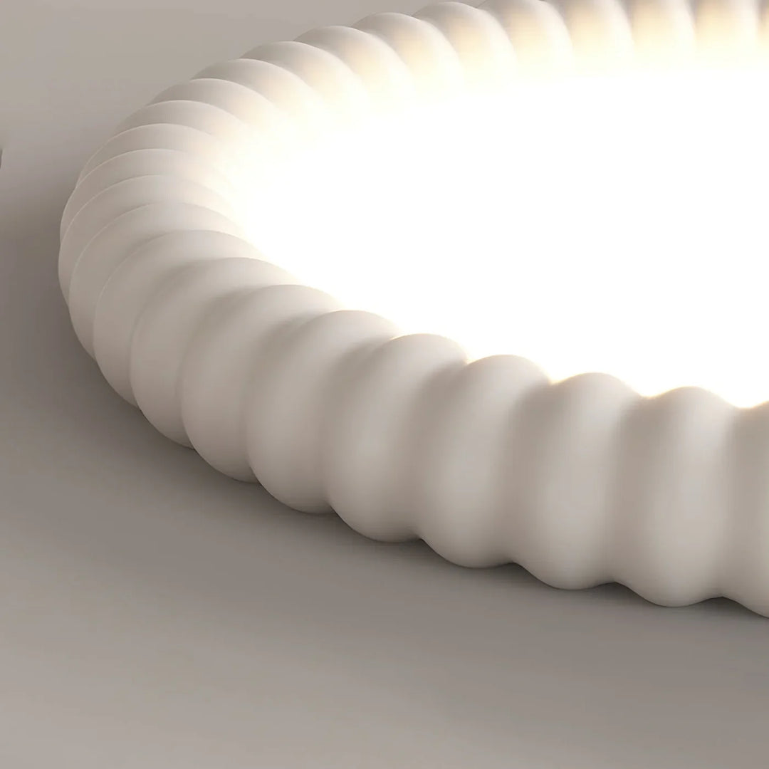 Lampa sufitowa LED z rowkowaną ramą
