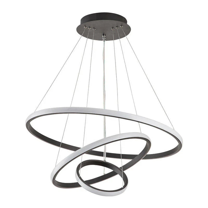 Lampa wisząca LED żyrandol pierścieniowy