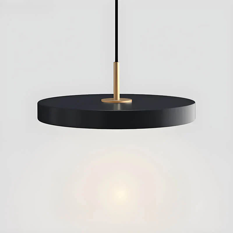 Lampa wisząca LED z płaskim dyskiem