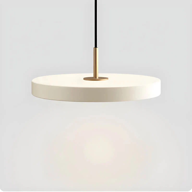 Lampa wisząca LED z płaskim dyskiem