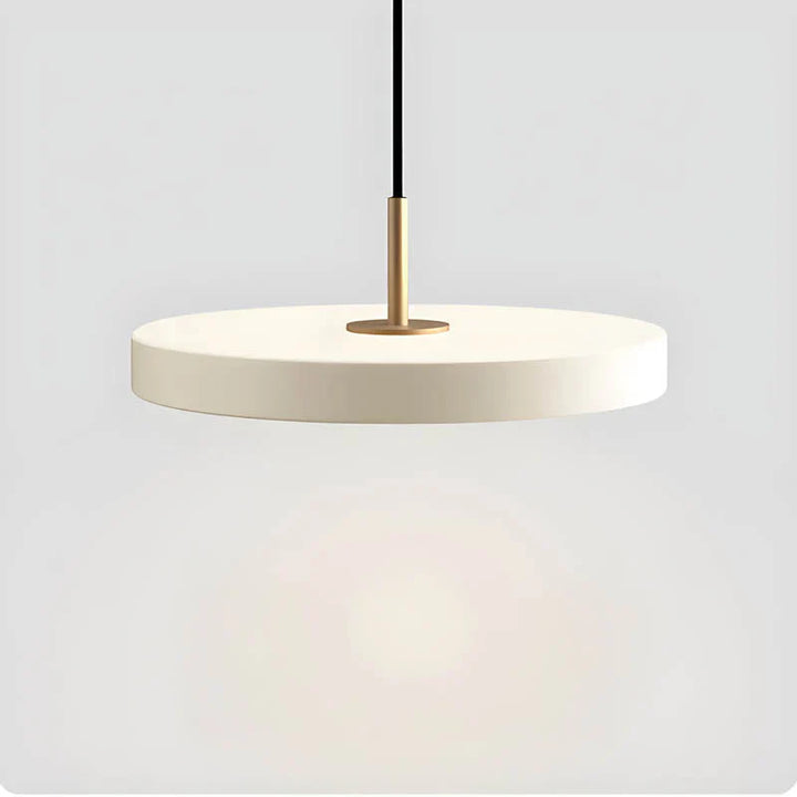 Lampa wisząca LED z płaskim dyskiem