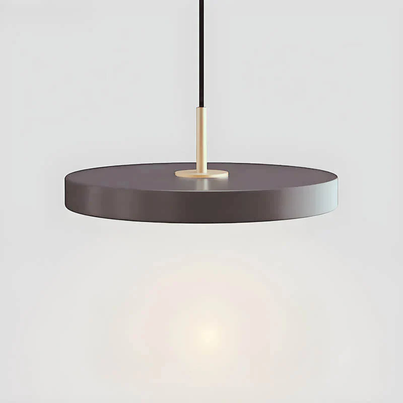 Lampa wisząca LED z płaskim dyskiem