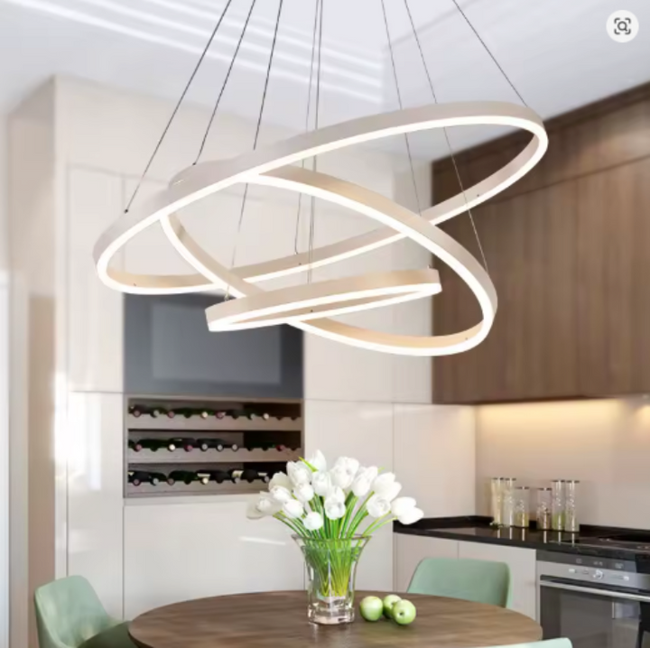 Lampa wisząca LED z wieloma pierścieniami