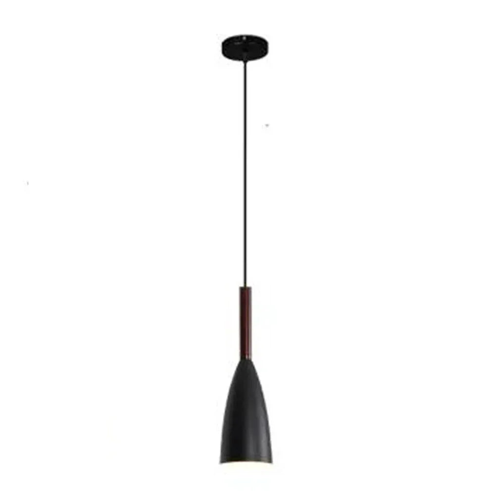 Lampa wisząca z cienkimi kloszami na pasku