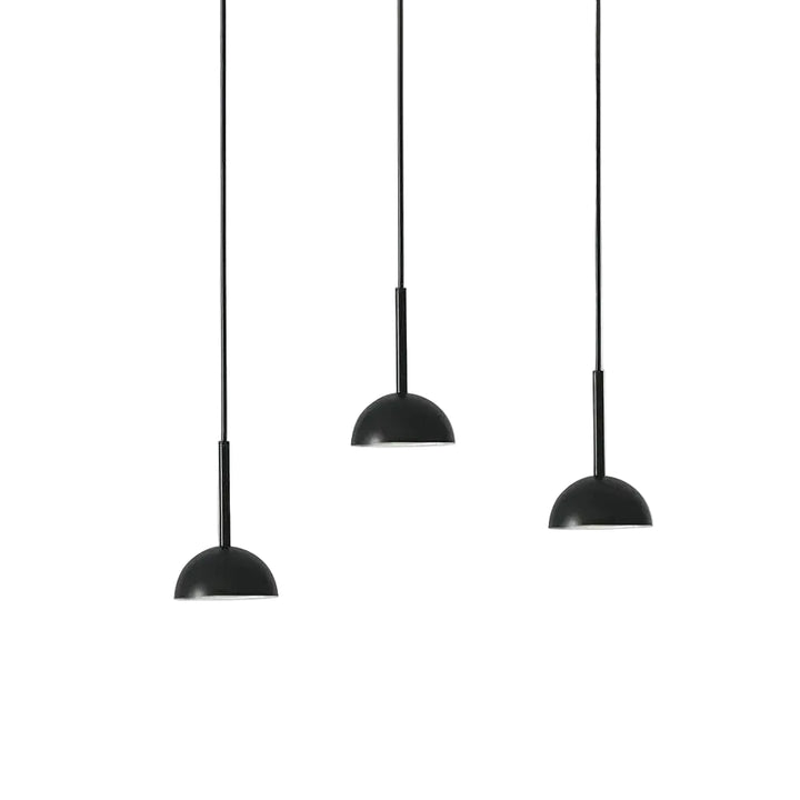 Lampa wisząca z kloszem półkulistym