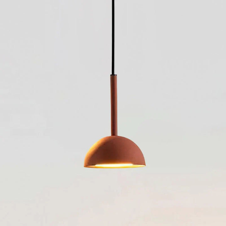 Lampa wisząca z kloszem półkulistym