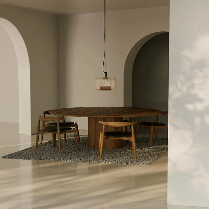 Lampa wisząca z kloszem z przydymionego szkła i uchwytem sufitowym