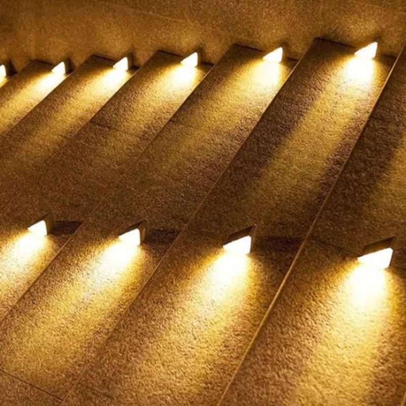 Lampy schodowe LED zasilane energią słoneczną