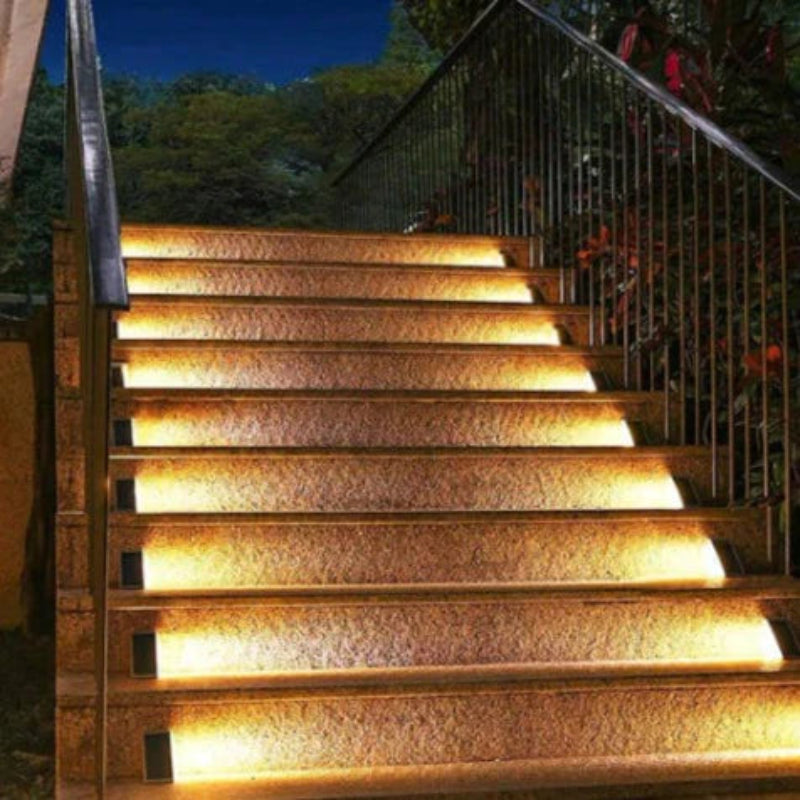 Lampy schodowe LED zasilane energią słoneczną