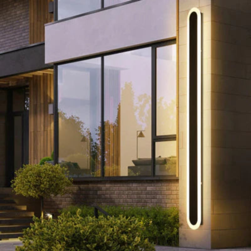 Liniowa lampa ścienna zewnętrzna LED