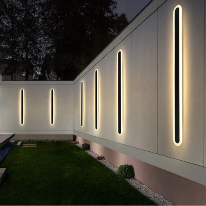 Liniowa lampa ścienna zewnętrzna LED