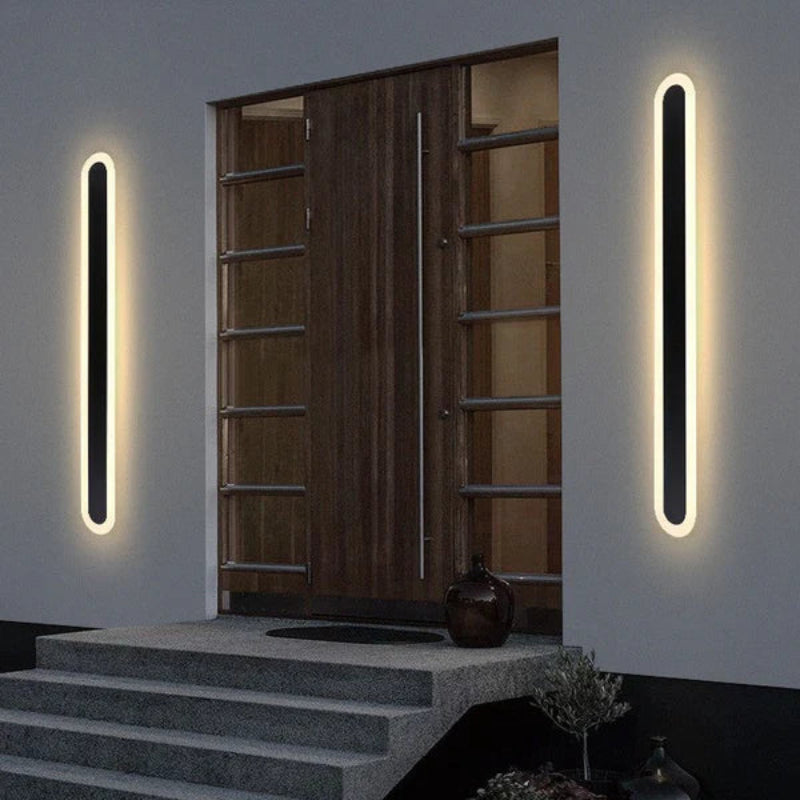 Liniowa lampa ścienna zewnętrzna LED