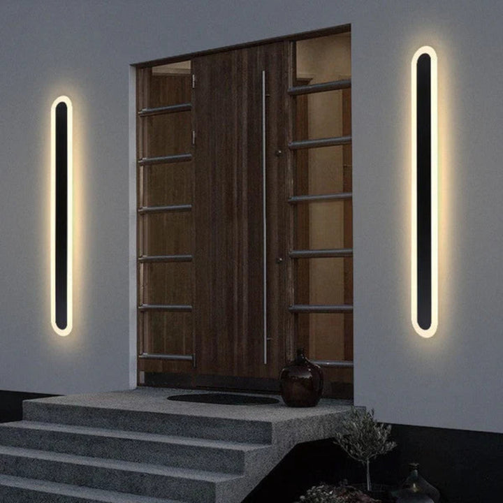 Liniowa lampa ścienna zewnętrzna LED