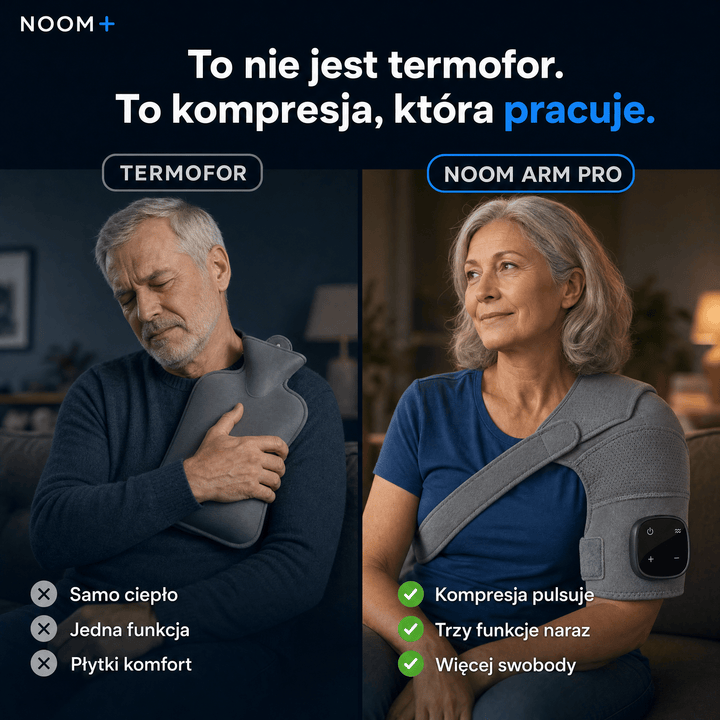 Masażer barku i ramienia elektryczny z funkcją kompresji