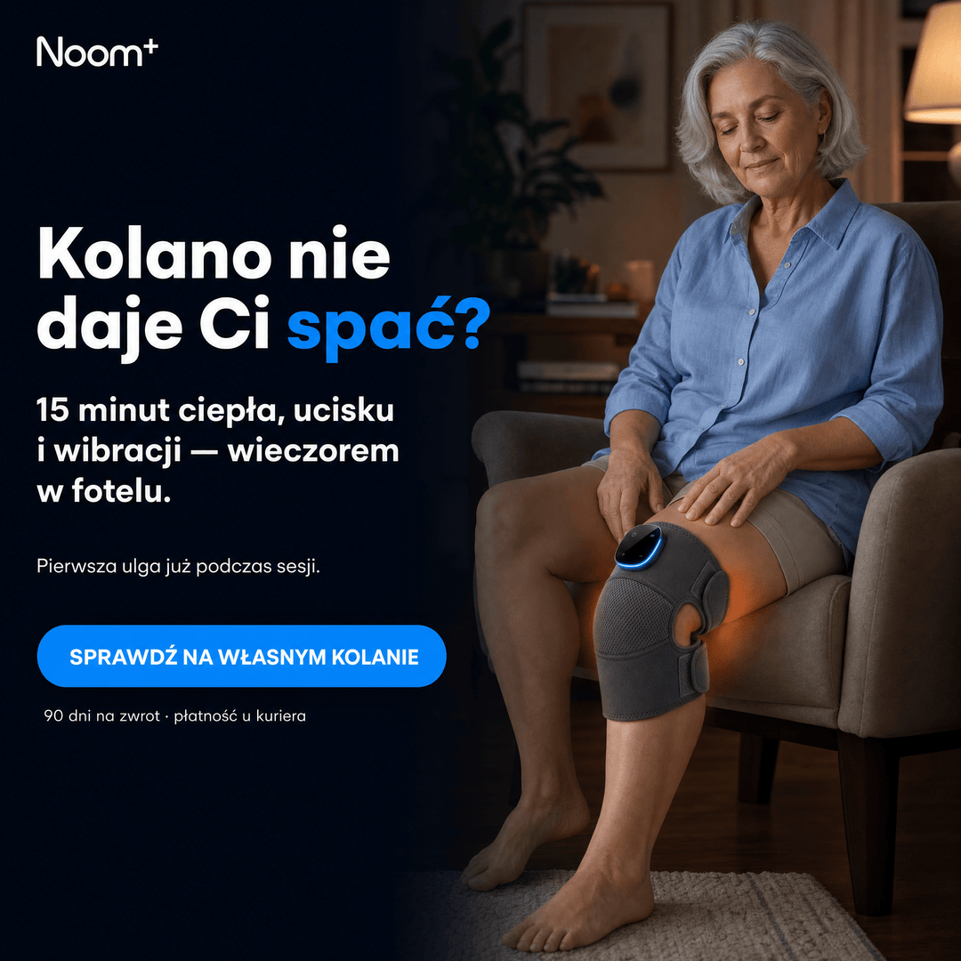 Masażer kolan elektryczny z funkcją ciepła masażu i kompresji