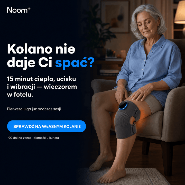 Masażer kolan elektryczny z funkcją ciepła masażu i kompresji