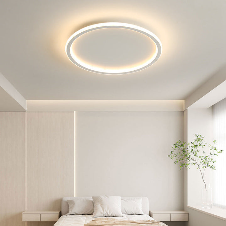 Lampa sufitowa LED okrągła ściemniana do salonu i sypialni