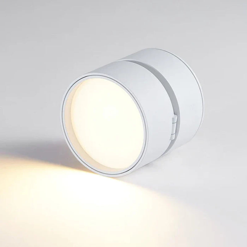 Oprawa sufitowa LED montowana na powierzchni z głowicą obrotowo-uchylną
