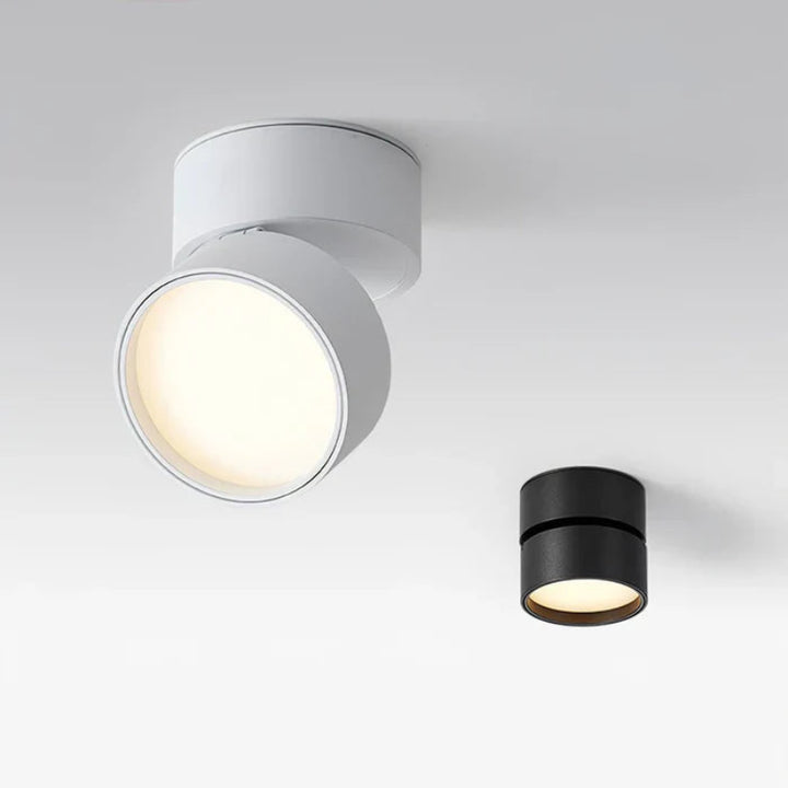 Oprawa sufitowa LED montowana na powierzchni z głowicą obrotowo-uchylną