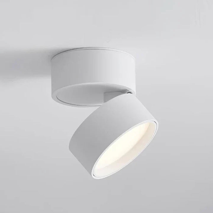Oprawa sufitowa LED montowana na powierzchni z głowicą obrotowo-uchylną