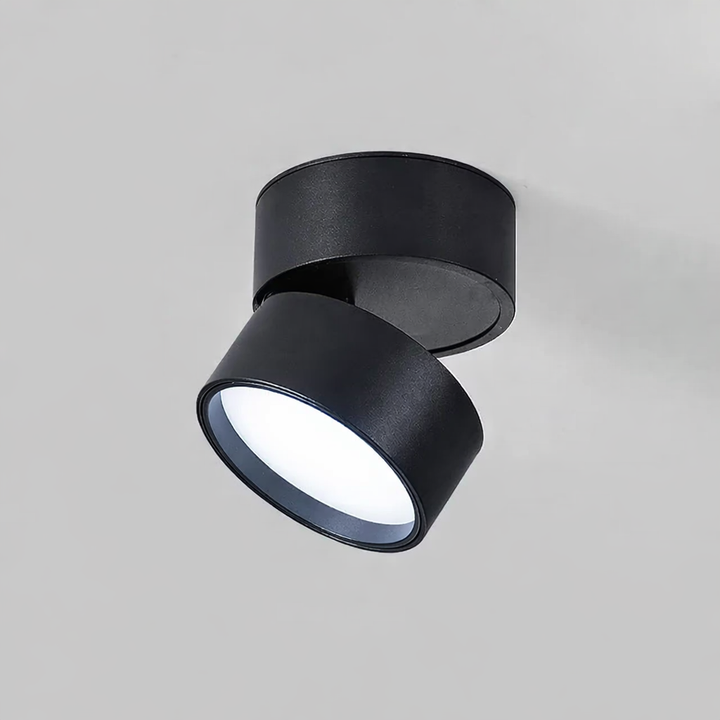 Oprawa sufitowa LED montowana na powierzchni z głowicą obrotowo-uchylną
