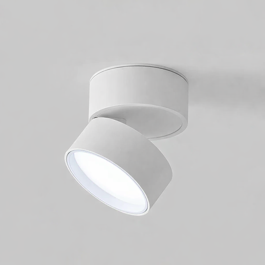 Oprawa sufitowa LED montowana na powierzchni z głowicą obrotowo-uchylną