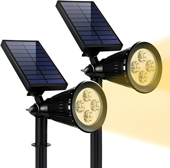 Reflektor solarny LED regulowany IP65 do ogrodu i na elewację