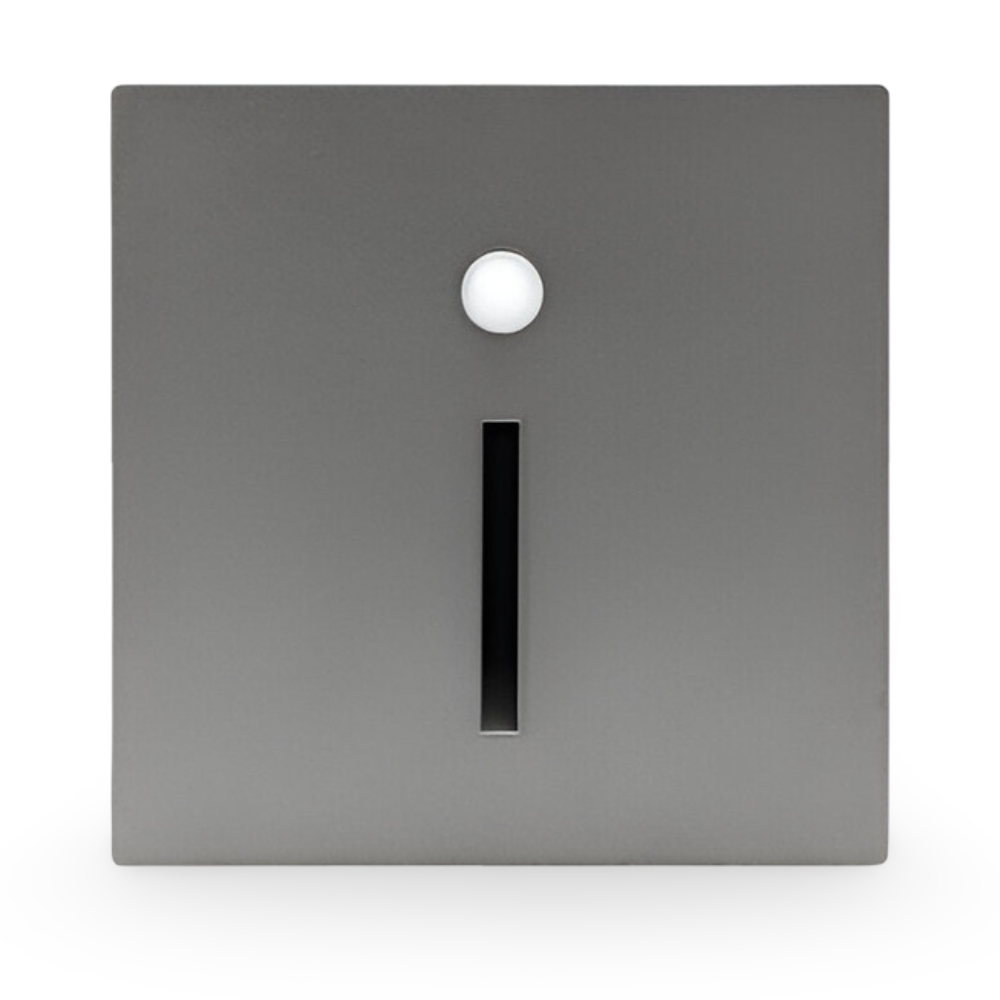 Lampa schodowa LED z czujnikiem ruchu wpuszczana w ścianę