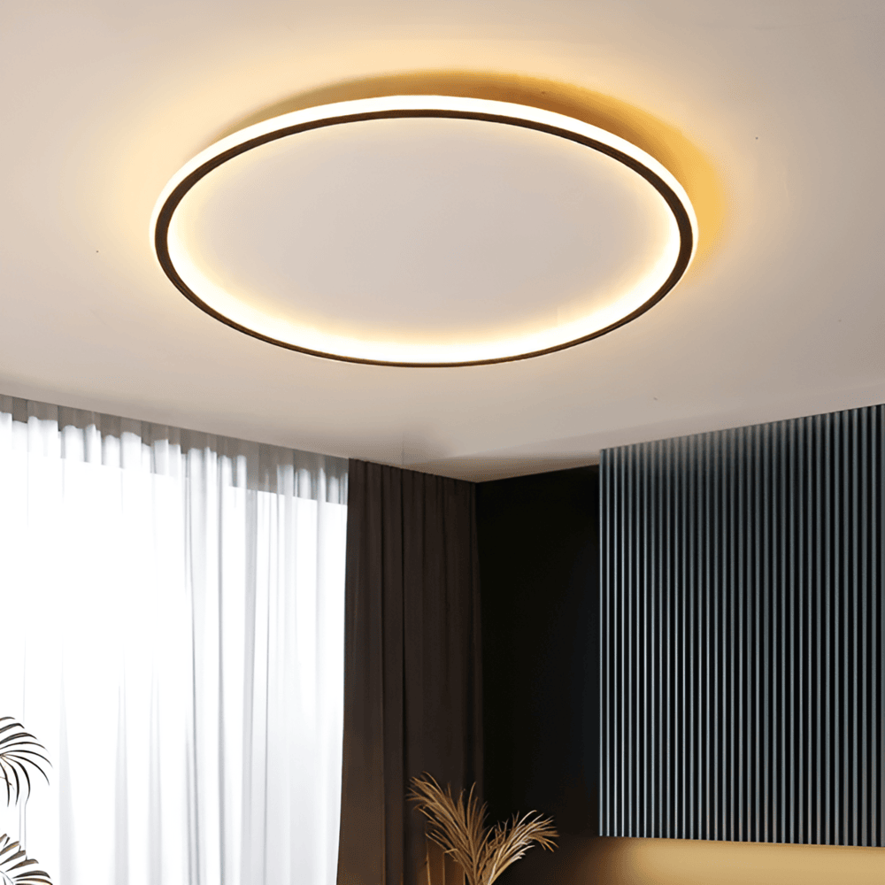 Lampa sufitowa LED ściemniana okrągła do salonu i sypialni