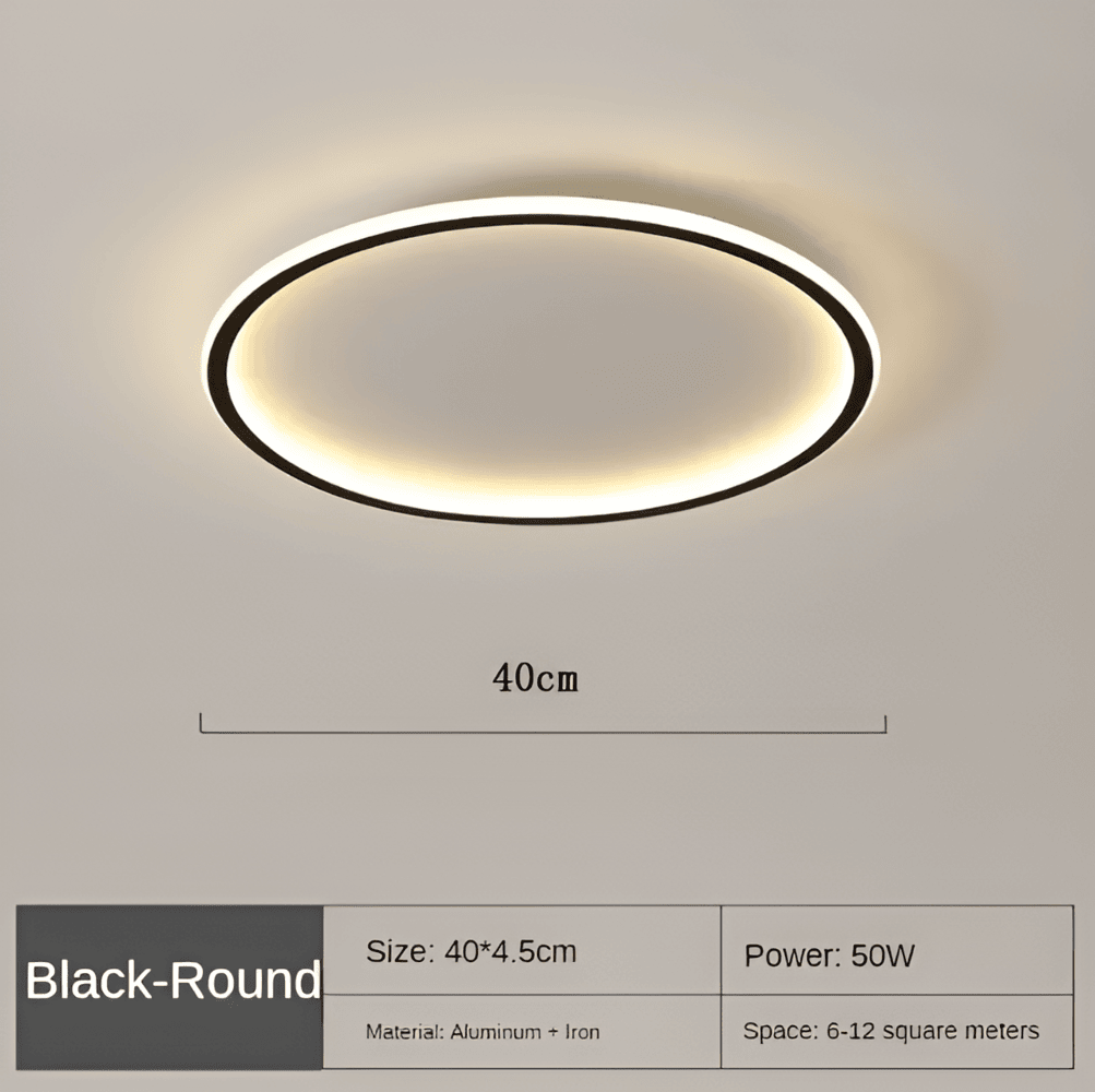 Lampa sufitowa LED ściemniana okrągła do salonu i sypialni