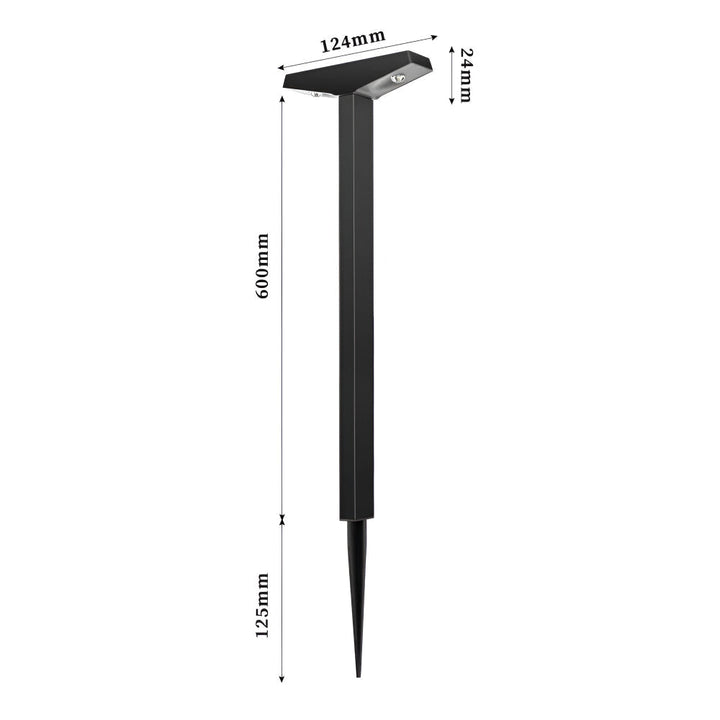 Lampy solarne ogrodowe LED słupki do alejek i podjazdu